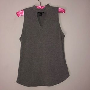 Tank top with cut out